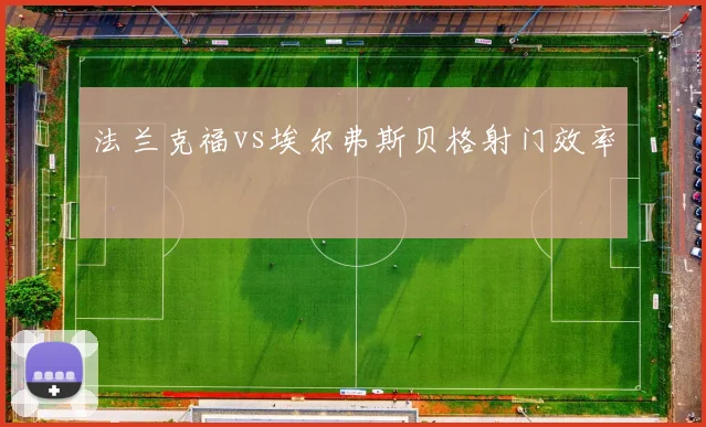 法兰克福vs埃尔弗斯贝格射门效率